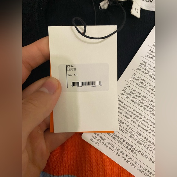 Chinti & Parker Striped Cotton-jersey midi dress - Picture 2 of 5